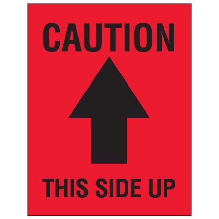Bsc Preferred 3 x 4'' - ''Caution - This Side Up'' Arrow Labels, Style 1, 500PK DL1720